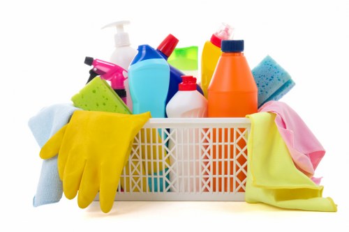 Professional cleaners beginning work in a Shepherds Bush home