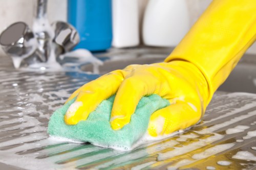 Deep cleaning oven racks and interior surfaces