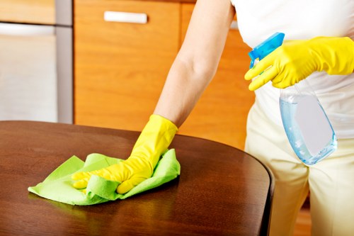 Local cleaners handling office kitchens, washrooms, and communal areas